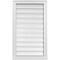 Ekena Millwork Vertical Surface Mount PVC Gable Vent: Functional, w/ 2"W x 2"P Brickmould Sill Frame, 20"W x 34"H GVPVE20X3403SF - alternate 1
